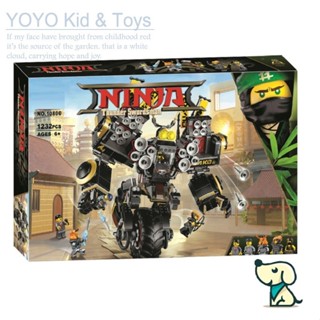 Yoyo Hobby HB1 บล็อคตัวต่อของเล่น Ninjago Quake Mech 70632 10800 EN5