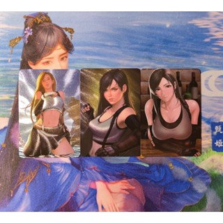 การ์ดแฟลชการ์ด แบบหนา ลายการ์ตูนอนิเมะ Goddess Story Tifa ACG สําหรับเก็บสะสม