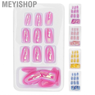 Meyishop Fake Nails  Easy Trim Beautiful Gift Coffin ABS Widely Use for DIY Wedding Halloween Nail Salon Masked Ball Party