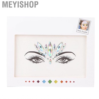 Meyishop Temporary Rhinestone   Facial Decorations Long Lasting Face Rhinestones  for Wedding Eyes