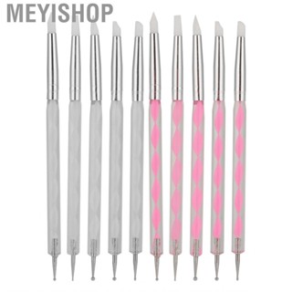 Meyishop 5pcs Nail Art Dotting Pen Dual Ended Painting DIY Carving With Acry