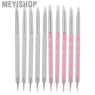 Meyishop 5pcs Nail Art Dotting Pen Dual Ended Painting DIY Carving With Acry