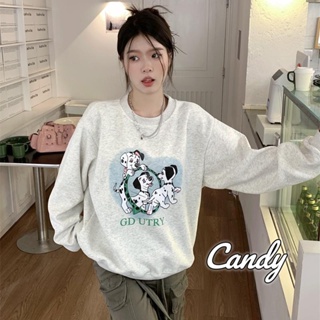 Candy Kids  เสื้อผ้าผู้ญิง แขนยาว เสื้อฮู้ด คลุมหญิง สไตล์เกาหลี แฟชั่น  Beautiful ทันสมัย High quality Unique A28J1CA 36Z230909