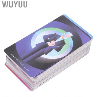 Wuyuu Mondays Tarot  Bright Vibrant 78 Cards Deck for Beginners Friends Gatherings