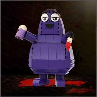 ฟิกเกอร์ Nana McDonalds The Grimace Shake Building Blocks Milkshake ของเล่นสําหรับเด็ก