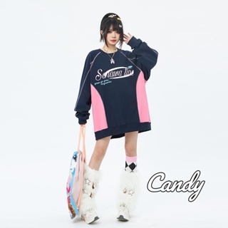 Candy Kids  เสื้อผ้าผู้ญิง แขนยาว เสื้อฮู้ด คลุมหญิง สไตล์เกาหลี แฟชั่น  ทันสมัย Korean Style สวยงาม fashion A28J1BR 36Z230909