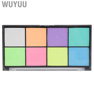 Wuyuu Eyeshadow Palette Set  Hypoallergenic Halloween Christmas Water Soluble 8 Colors Body Painting Paint for