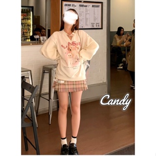 Candy Kids  เสื้อผ้าผู้ญิง แขนยาว เสื้อฮู้ด คลุมหญิง สไตล์เกาหลี แฟชั่น  ทันสมัย สวยงาม ins Beautiful A98J2I8 36Z230909