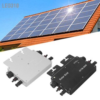 Leo310 Solar Grid Tie Micro Inverter ควบคุม WiFi การระบุอัตโนมัติ DC เป็น AC