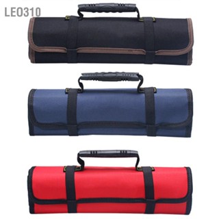 Leo310 Roll Up เครื่องมือ กระเป๋า ผ้า Oxford หลายกระเป๋าหนาจับซิป กระเป๋าเครื่องมือ สำหรับช่างไฟฟ้า