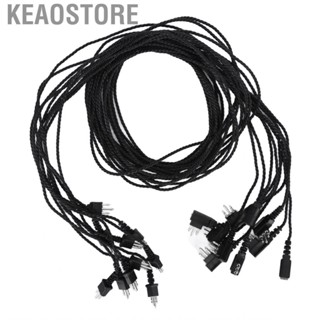 Keaostore 10 Pcs  Wire Three Core Headphone Twisted Rope Replacement Rec