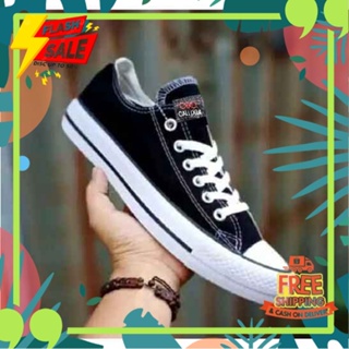 สินค้าขายดี /(1 กก. = 2 คู่) CONVERSE ALLSTAR CALLUGA CLASSIC ORIGINAL รองเท้าผ้าใบ แบบหนา ของแท้ CALLUGA