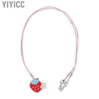 Yiyicc Lanyard  Prevent Lost Clips Fashionable Strawberry Pattern Easy To Use Portable for Top Elderly