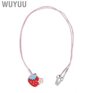 Wuyuu Clips  Lightweight Fashionable Aids Holder Straps Prevent Lost Strawberry Pattern for Shirt Elderly