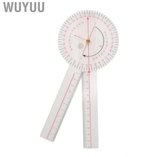 Wuyuu Goniometer Physical  Win Tape Clear Plastic Can Rotate 360