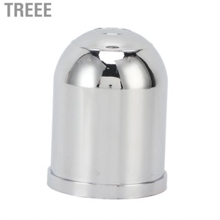 Treee Trailer Hitch Ball Cover ABS Plastic Chrome Plated Tow Bar  for 50mm 2in 1‑7/8in Balls