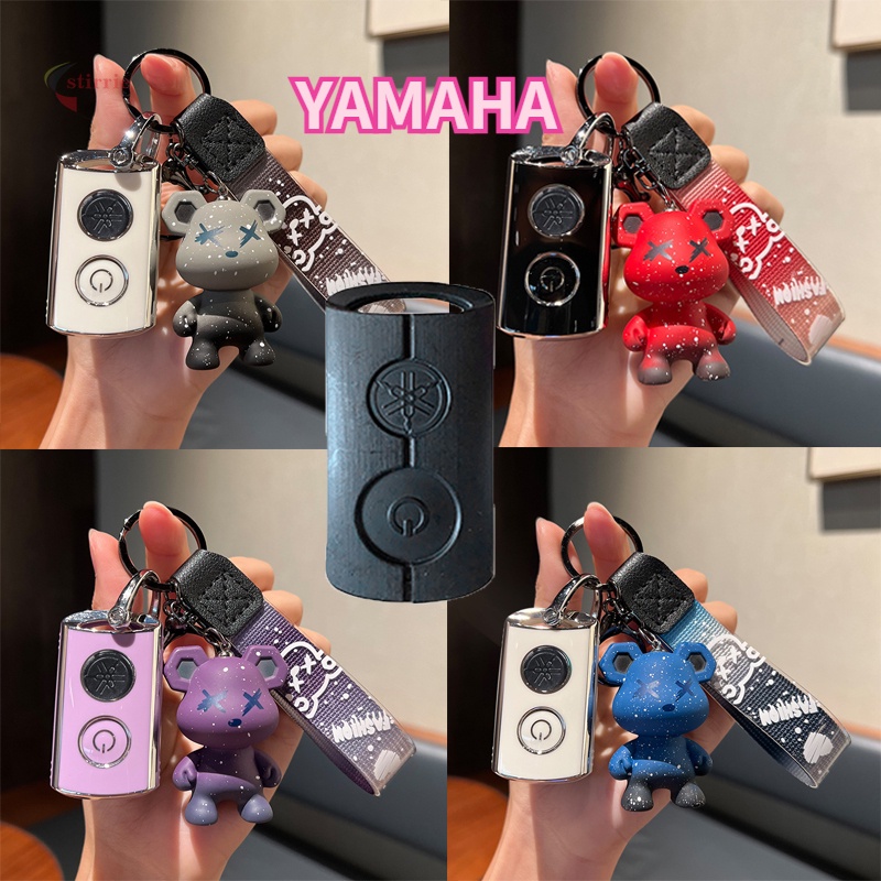 สําหรับ Yamaha NVX/Y16/AEROX/XMAX/NVX 155 TPU ปุ ่ มซิลิโคนฝาครอบกุญแจรถจักรยานยนต ์