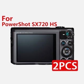 2 ชิ้น ฟิล์มกระจกนิรภัยกันรอยหน้าจอกล้อง สําหรับ For Canon SX720 HS SX720HS