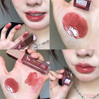 Cappuvini Mirror Lip Glaze Water Light Lip Gloss Glass Jelly กันน้ำ Not Easy To Stick Cup ลิปสติก 2023 ใหม่ [prettylady]