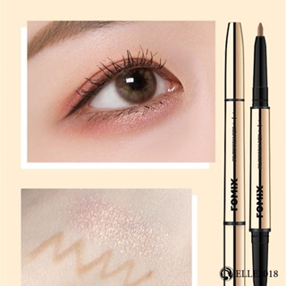 FOMIX Double-headed Silkworm Pen &amp; Brightening Highlighter Pen Not Easy To Fade Natural Not Easy To Smudge Makeup Pen 【elle20181_th】