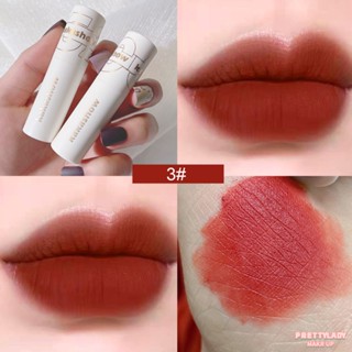 KAKASHOW Heroine Velvet Lip Glaze Matte Color ลิปสติกไม่ง่ายที่จะติดถ้วยไม่จางหาย Student Lip Glaze [prettylady]