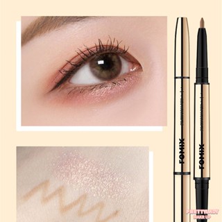 FOMIX Double-headed Silkworm Pen &amp; Brightening Highlighter Pen Not Easy To Fade Natural Not Easy To Smudge Makeup Pen [prettylady]