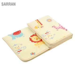  SARRAN เสื่อเล่นเด็กแบบพับได้กันน้ำไม่มีกลิ่นสิ่งสกปรกทน Playmats กิจกรรมขนาดใหญ่พิเศษสำหรับเด็กวัยหัดเดินทารกคลาน