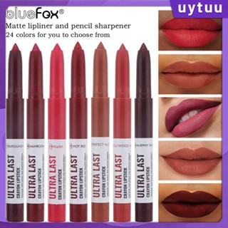 Uytuu 【Delievery รวดเร็ว】 Bluefox Face Secret Waterproof Liners แต่งหน้า Lipliner 24-สี Matte Velvet ลิปสติกปากกา/Lip Tint ติดทนนานกันน้ำ Lip