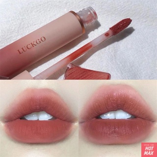 LUCKGO Foggy Velvet Lip Glaze Matte Easy To Color Not Dry Lip Mud Daily Whitening ลิปสติก [hotmax]