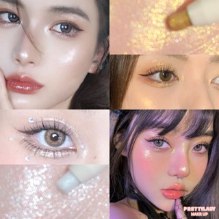 XIXI Thin Flash Lying Silkworm Pen Eye Shadow Stick สามมิติ Brightening เรียบเนียนและง่ายต่อการสี [prettylady]