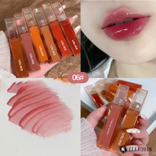 USLIKE Glass Doodle Lip Glaze Waterproof And Non-fading Non-stick Cup Lipstick Lasting Daily Lip Gloss 【elle20181_th】