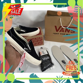 ขายดีที่สุด รองเท้า VANS SLIPON BLACK OG นําเข้าจากจีน พรีเมี่ยม