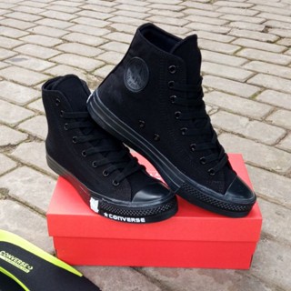 รองเท้าผ้าใบลําลอง รุ่น TOP BEST SELER All Star Converse Chuck Taylor สีดํา สําหรับผู้ชาย และผู้หญิง เหมาะกับการเรียน