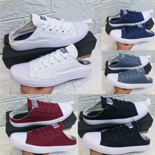 ขายดีที่สุด TOP SELER/SEPATU SLIP ON CT2 รองเท้าผ้าใบ สลิปออน สําหรับผู้ชาย ผู้หญิง ฟรีกล่อง