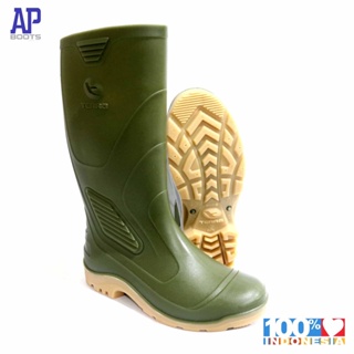 รองเท้าบูทยาง AP TERRA ECO 3 GREEN 39-43 เพื่อความปลอดภัย