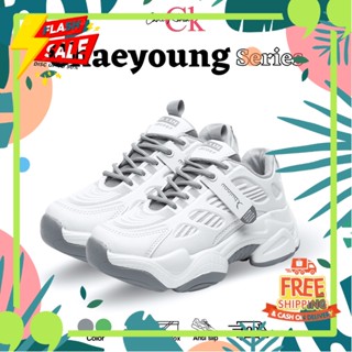 ขายดีที่สุด!! Top BEST SELER /CaniKorea "ฟรีกล่อง" ขนาด (37-41) Chaeyoung รองเท้าผ้าใบ ลําลอง แฟชั่นเกาหลี นําเข้า รองเท้ากีฬา ของแท้ สําหรับผู้หญิง 9101