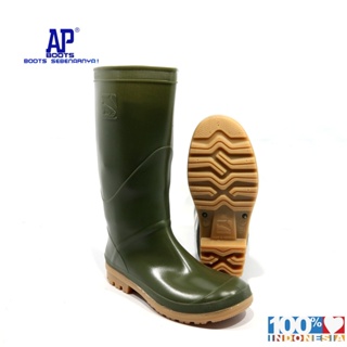 ขายดีที่สุด รองเท้าบูทยาง เพื่อความปลอดภัย AP ORCA GREEN 39-43