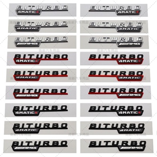 บังโคลนรถยนต์ Biturbo AMG 4MATIC+Labeling Benz 14-16 C63 W177 W178 W204 W205 W212 W221 W213