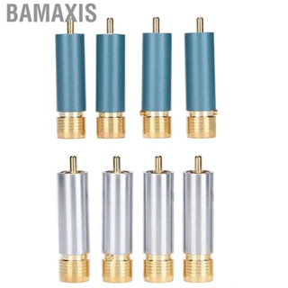 Bamaxis RCA Connector  Gold Plated Audio Plug Simple Installation for Signal Line Coaxial Professional Equipment