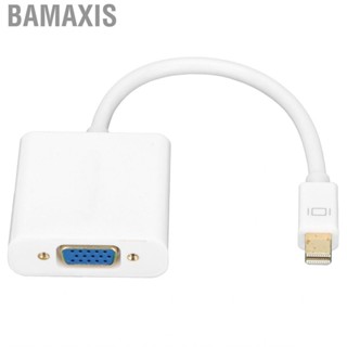 Bamaxis Mini DisplayPort To VGA Adapter DP Converter White For TV Projector  PC