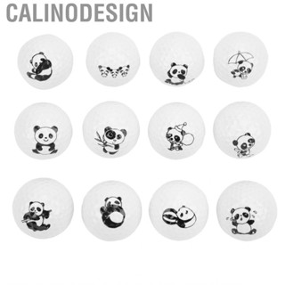 Calinodesign ( 1)12pcs Balls Driving Range Practice Distance With Cute Pa