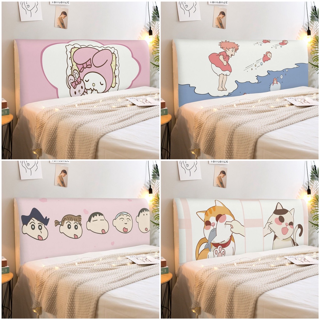 ผ้าคลุมเตียง แบบนิ่ม ป้องกันฝุ่น ลายการ์ตูนชินจัง แบบสากล สไตล์นอร์ดิก