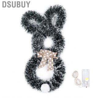 Dsubuy Easter Wreath Door Wall Round  Light Bunny Home Window Decoration NEW