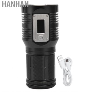 Hanhan Strong Light Flashlight Digital Display Rainproof Rechargeable Hot