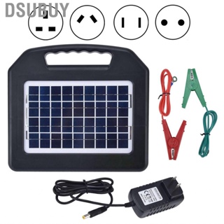 Dsubuy Electric Fence  Accessory Portable Solar for 5W 20 Miles