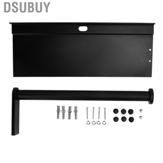 Dsubuy Toilet Paper Holder With Phone Shelf Full Open Style Rust Proof  Black