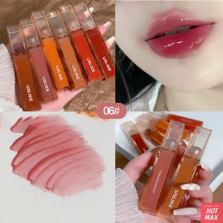 USLIKE Glass Doodle Lip Glaze กันน้ำและ Non-fading Non-stick Cup ลิปสติก Lasting Daily Lip Gloss [hotmax]