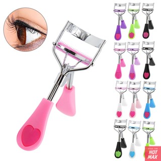 1PC Lady Professional Eyelash Curler พีชหัวใจจับหวีคลิปแหนบเครื่องสำอางค์ขนตาปลอมเอดส์ [hotmax]