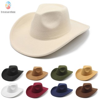 【TRSBX】Felt Hat Hat Fashion Jazz Hat Top Hat Womens Mens Woolen Cloth Big Brim