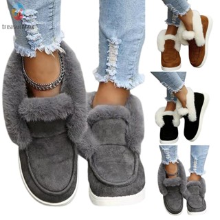 【TRSBX】️Women Boots 1 Pair Ankle Shoes Casual Comfortable Faux Fur Lined Snow Boots